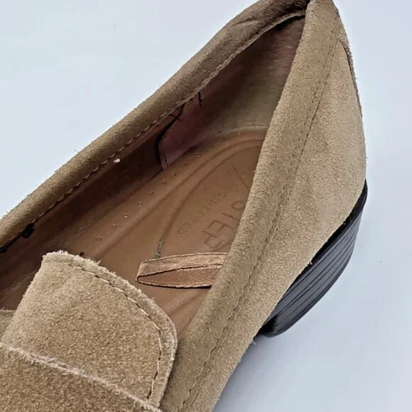 GH Bass & Co Flex Step Noelle Suede Leather Loafer Womens Size 6.5 M Preppy - Picture 7 of 15